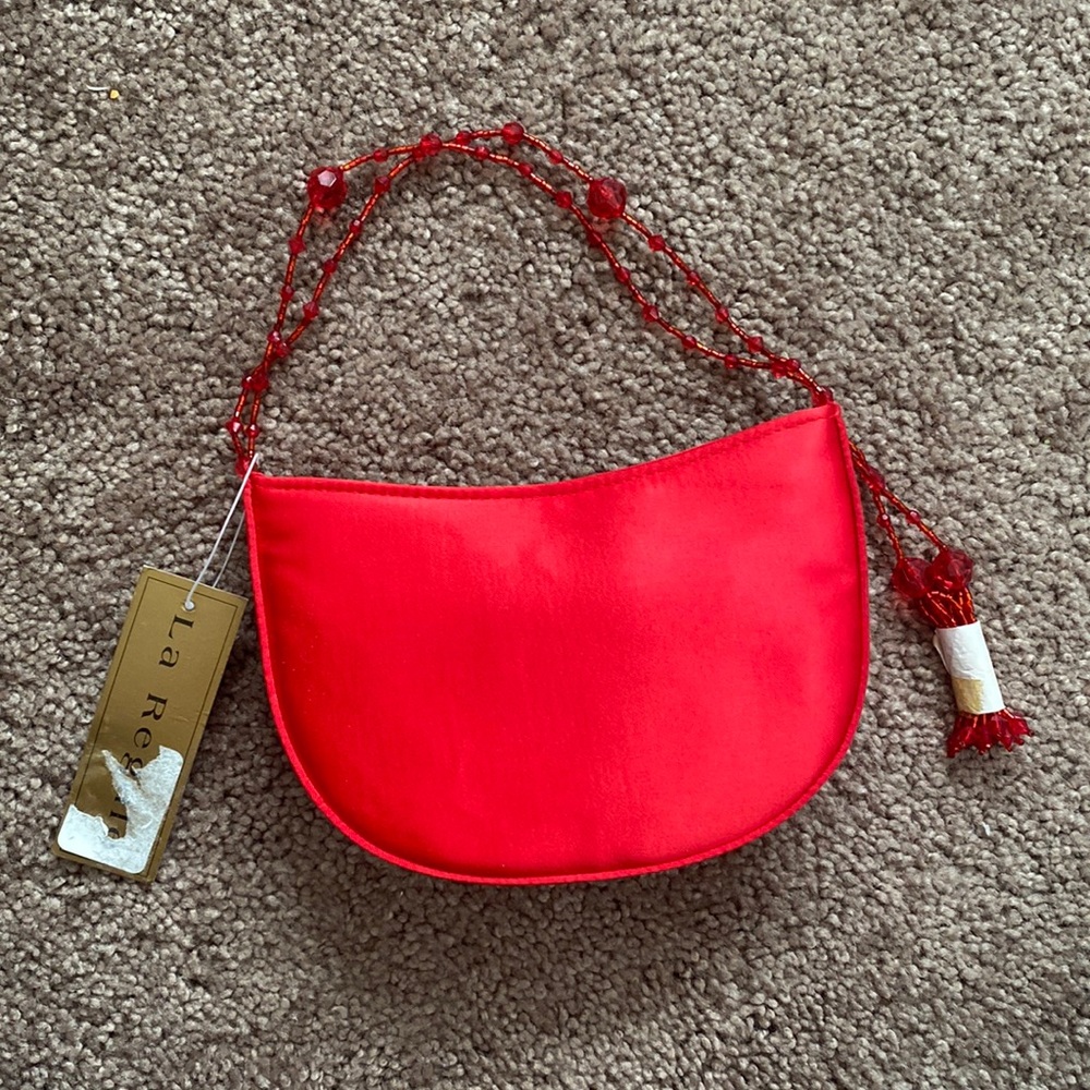 La Regale red clutch - NWT